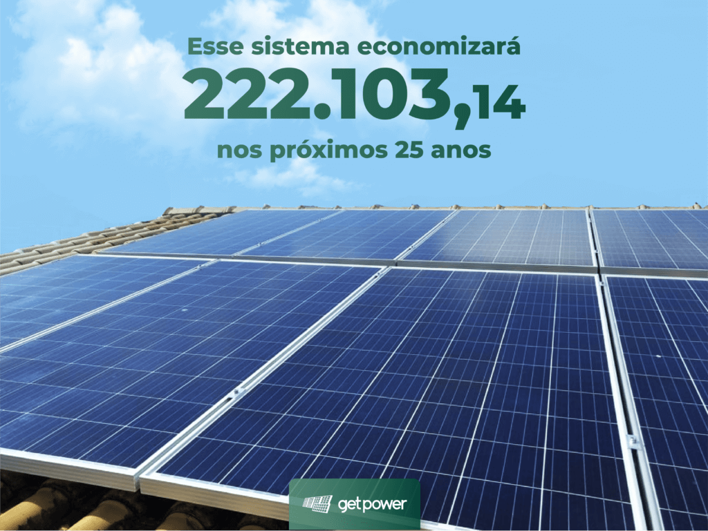 Sistema fotovoltaico em Vitoria-Es instalado pela GetPower Solar